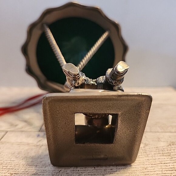 Lenox Santas Arrival Green Hot Air Balloon Stieff Pewter Ornament 2nd Edition - Picture 8 of 11